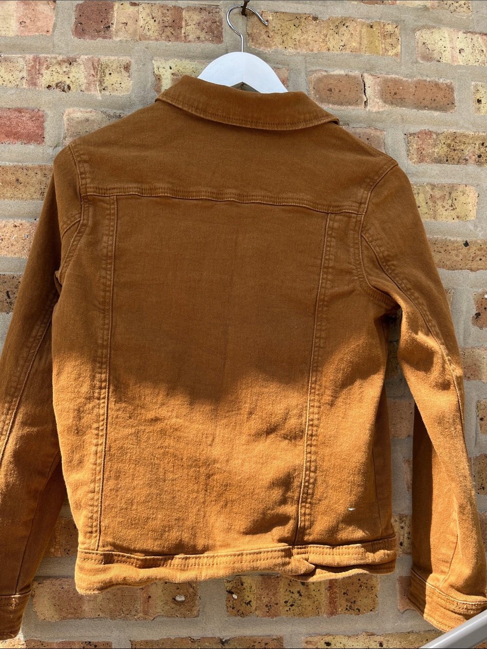 Rust Brown Denim Jacket - Picture 2 of 7
